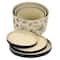 Household Essentials Round Hat Boxes with Lids (Floral)